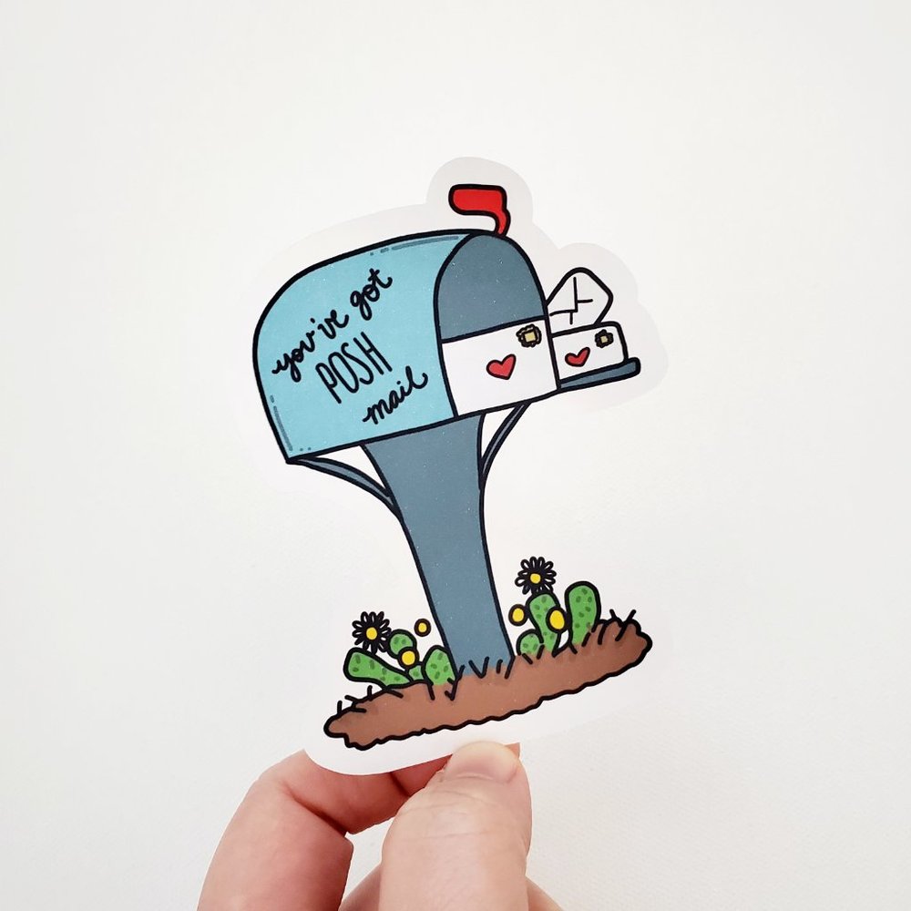 LB059 STICKERS Custom Poshmark Stickers Dr Suess Style Thank You Mail Supplies - Picture 7 of 7